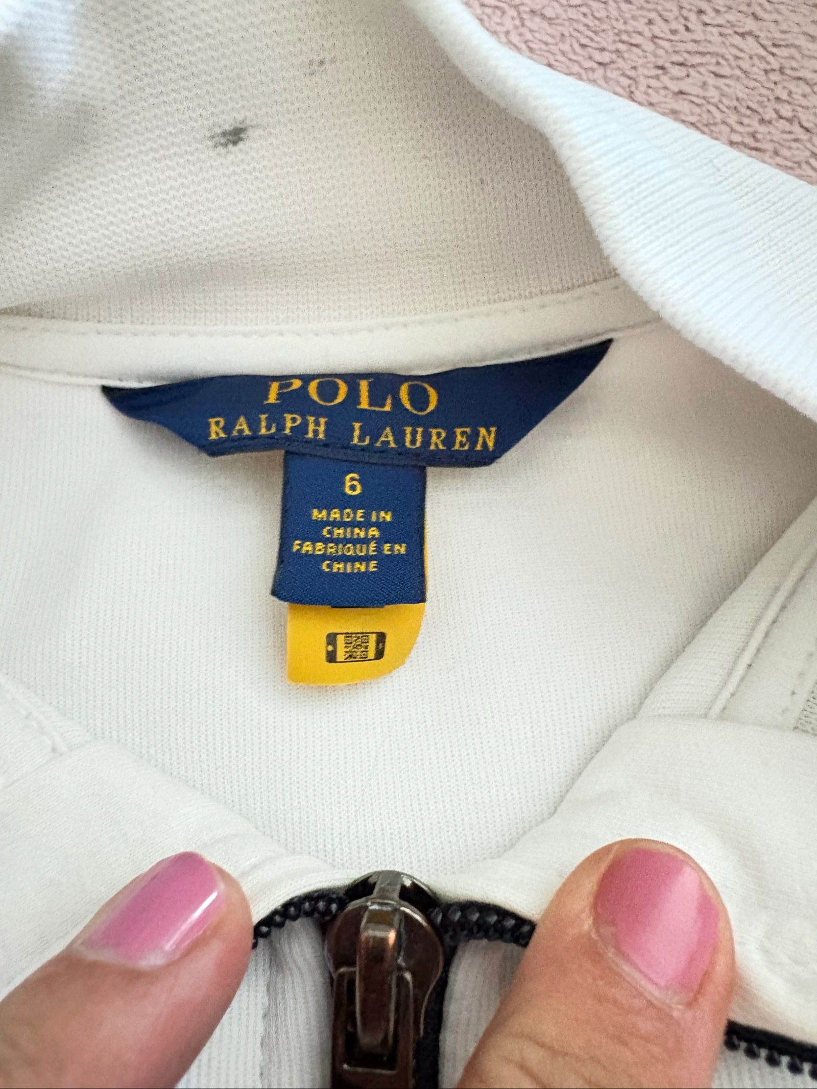 Boys' white Polo jacket, 6 years old – photo 6